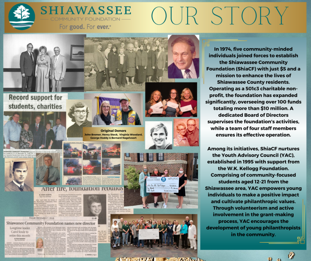 Building a Legacy of Giving The Story of the Shiawassee Community